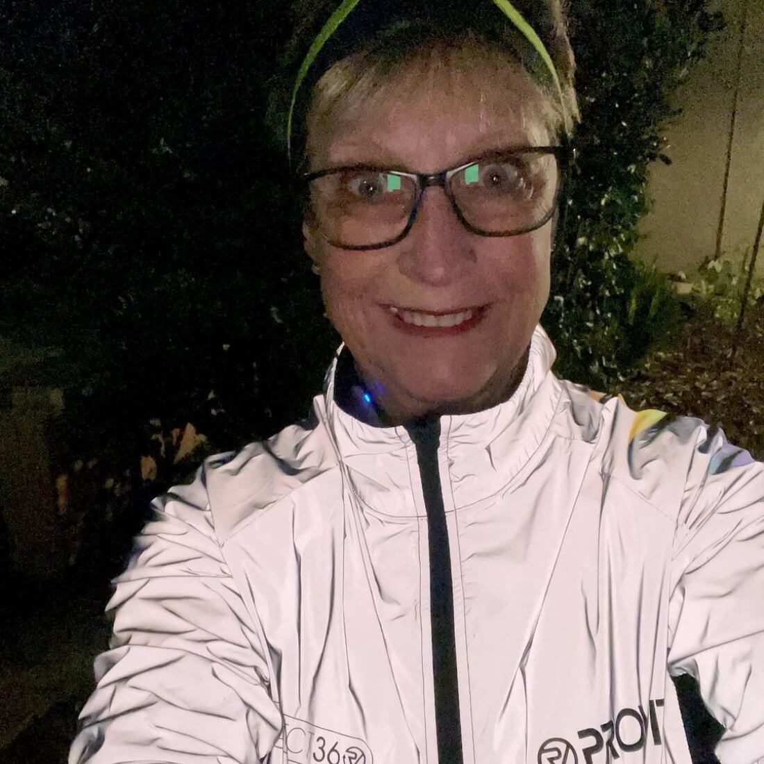 Lyering up to run in winter - Running Safety with Visible Runner Co