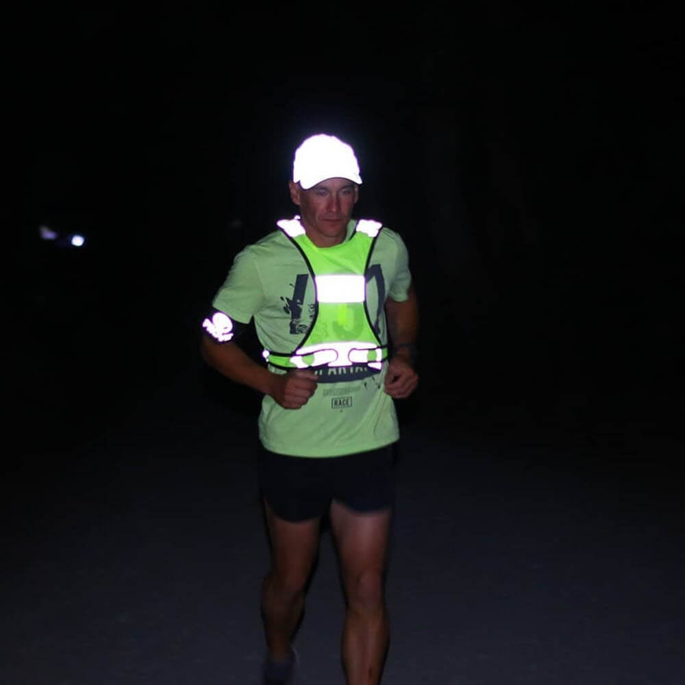Hi viz running vest top