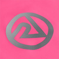Proviz born to shine womens pink and reflective short sleeve running top with reflective logo