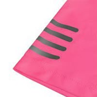 Proviz born to shine womens pink and reflective short sleeve running top with reflective details