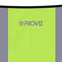 Proviz Classic Hi Visibility waterproof dog coat yellow reflective details