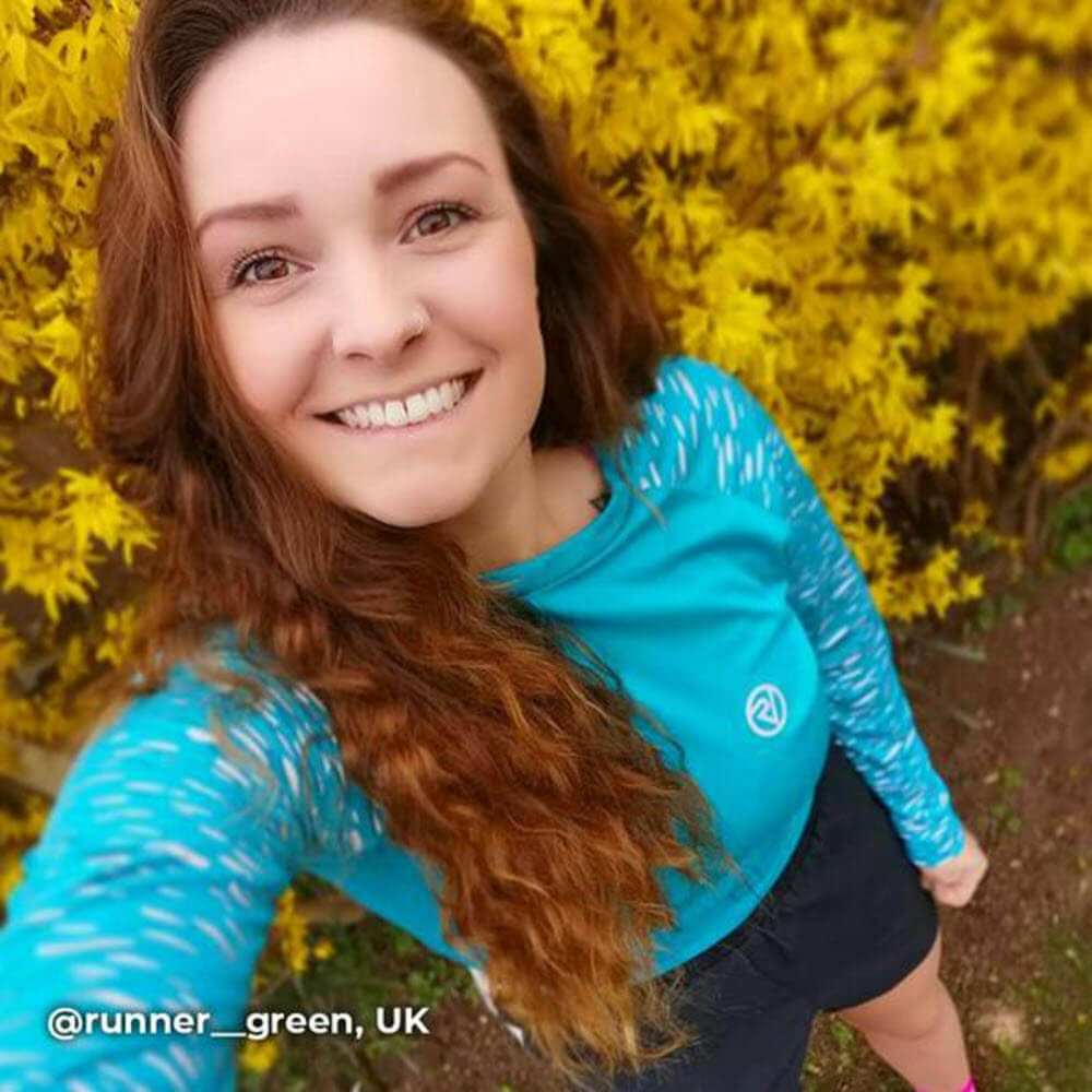 Proviz womens long sleeve reflective REFLECT360 running top with reflective details moisture wicking and breathable