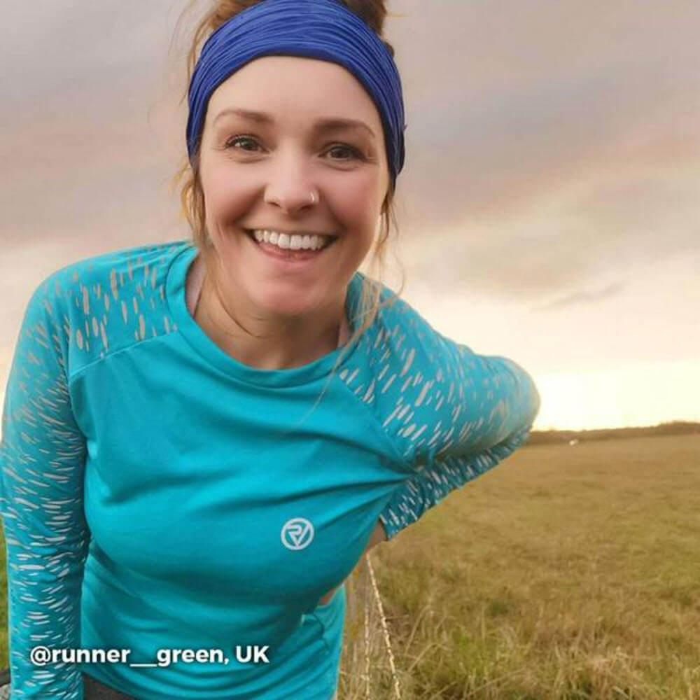Proviz womens long sleeve reflective REFLECT360 running top with reflective details moisture wicking and breathable
