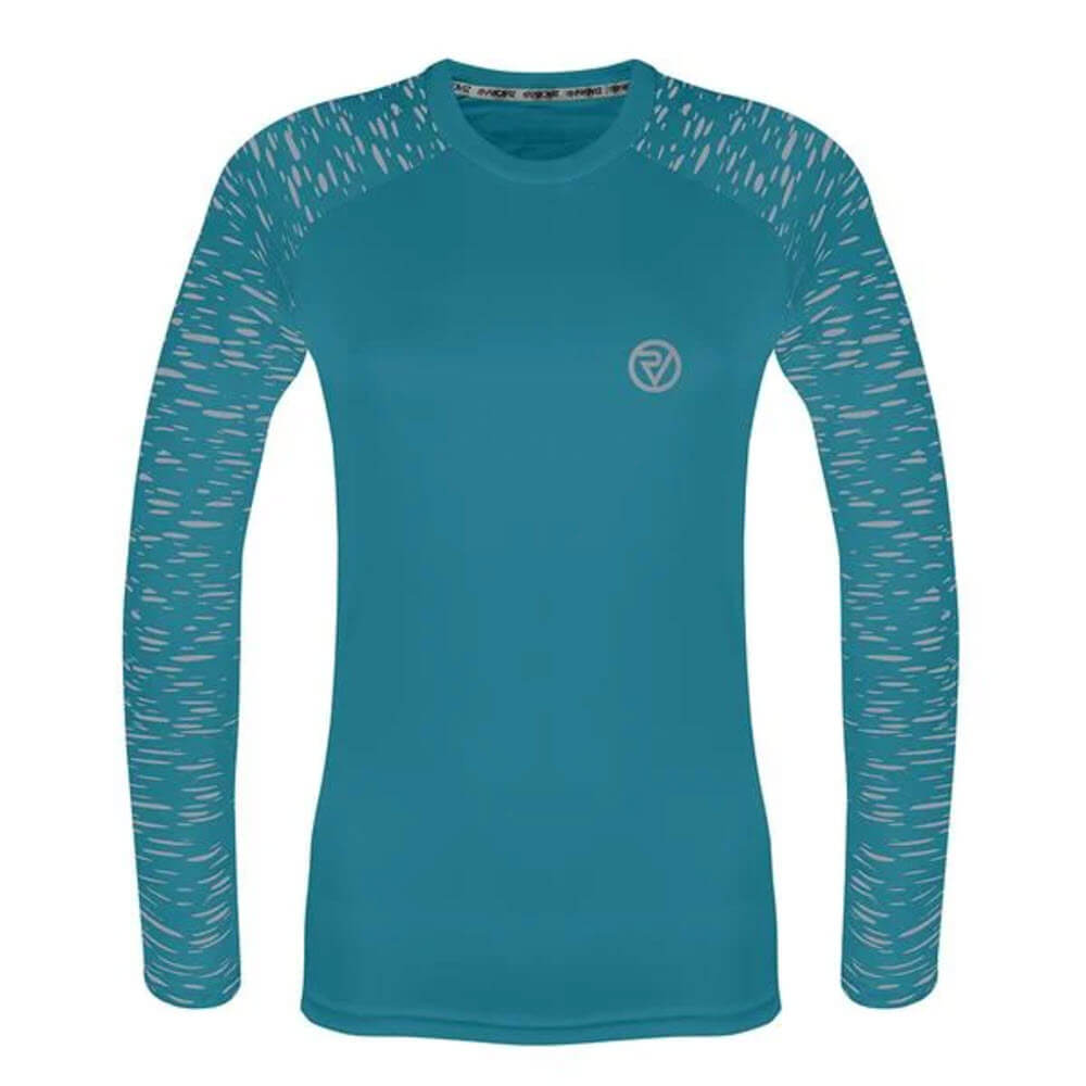 Proviz womens long sleeve reflective REFLECT360 running top with reflective details moisture wicking and breathable