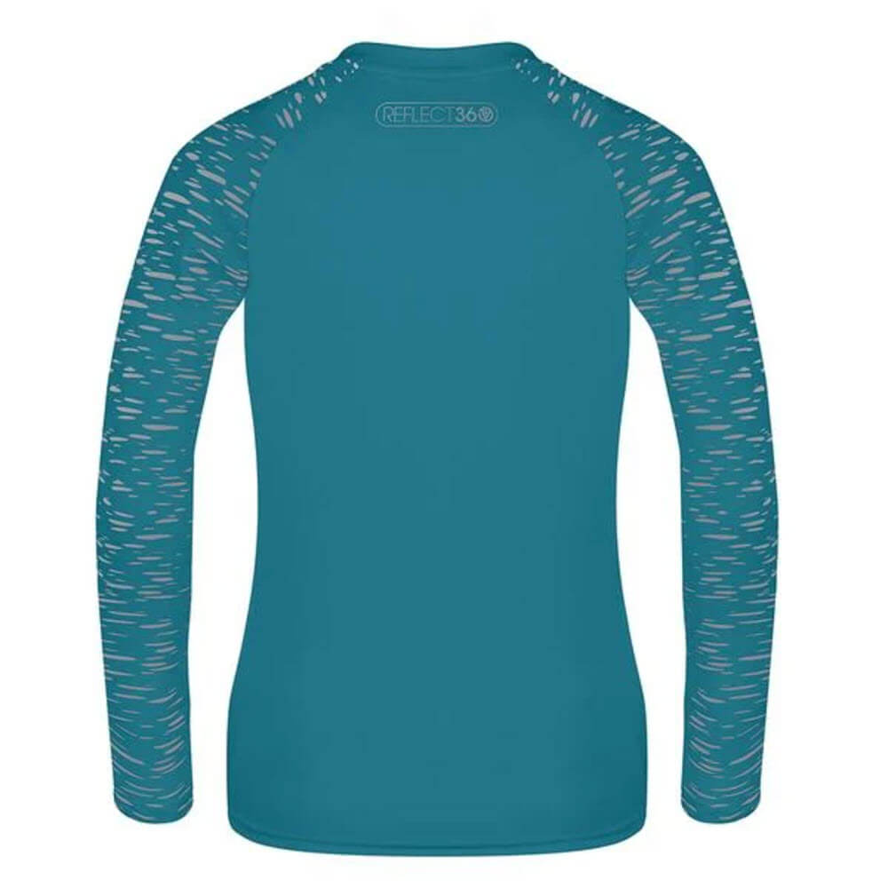 Proviz womens long sleeve reflective REFLECT360 running top with reflective details moisture wicking and breathable
