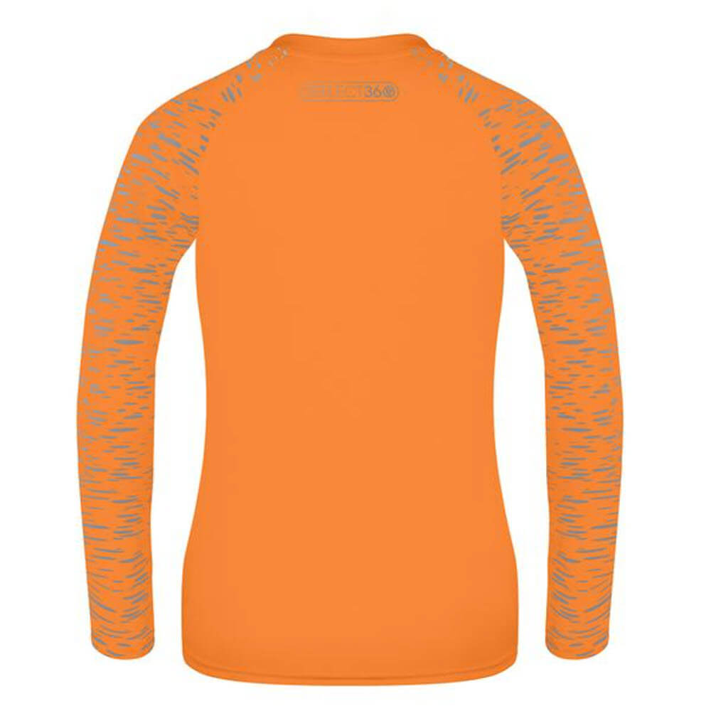 Proviz womens long sleeve reflective REFLECT360 running top with reflective details moisture wicking and breathable