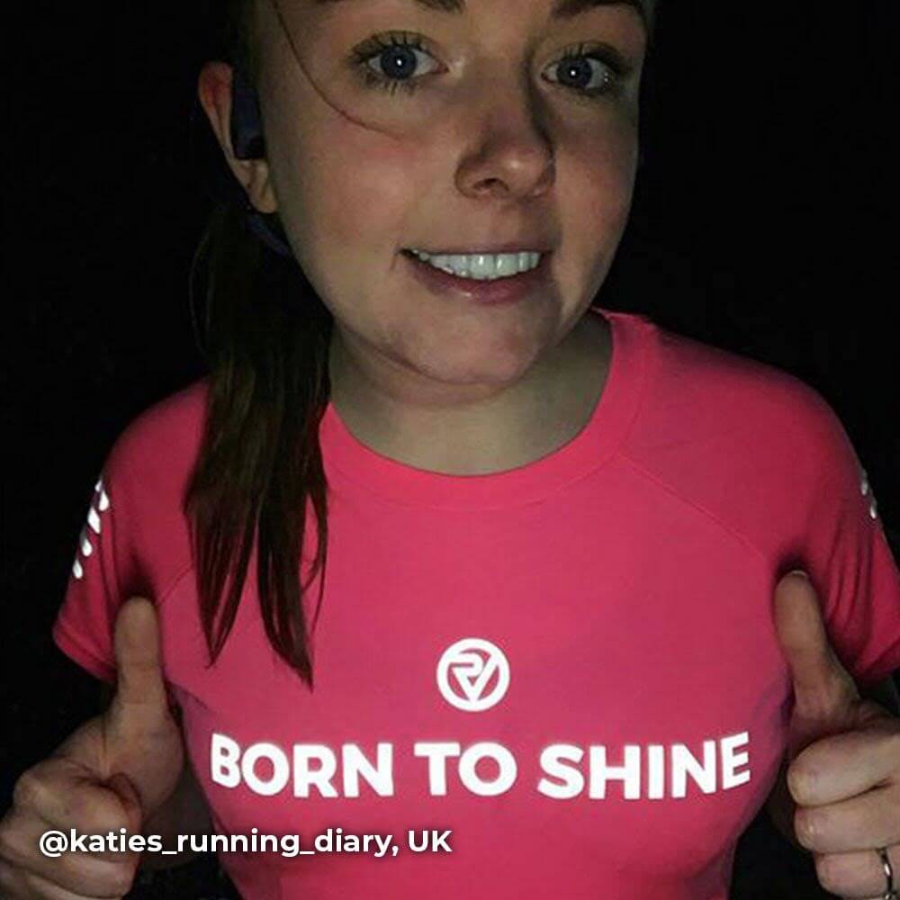 Proviz born to shine womens pink and reflective short sleeve running top breathable and sweat wicking