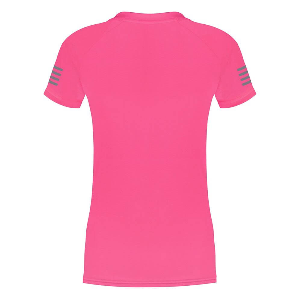 Proviz born to shine womens pink and reflective short sleeve running top breathable and sweat wicking
