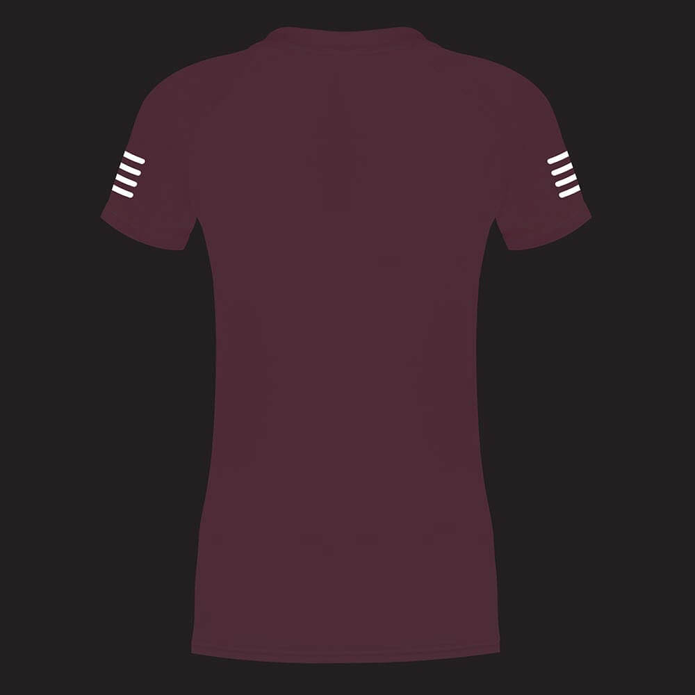 Proviz born to shine womens pink and reflective short sleeve running top breathable and sweat wicking