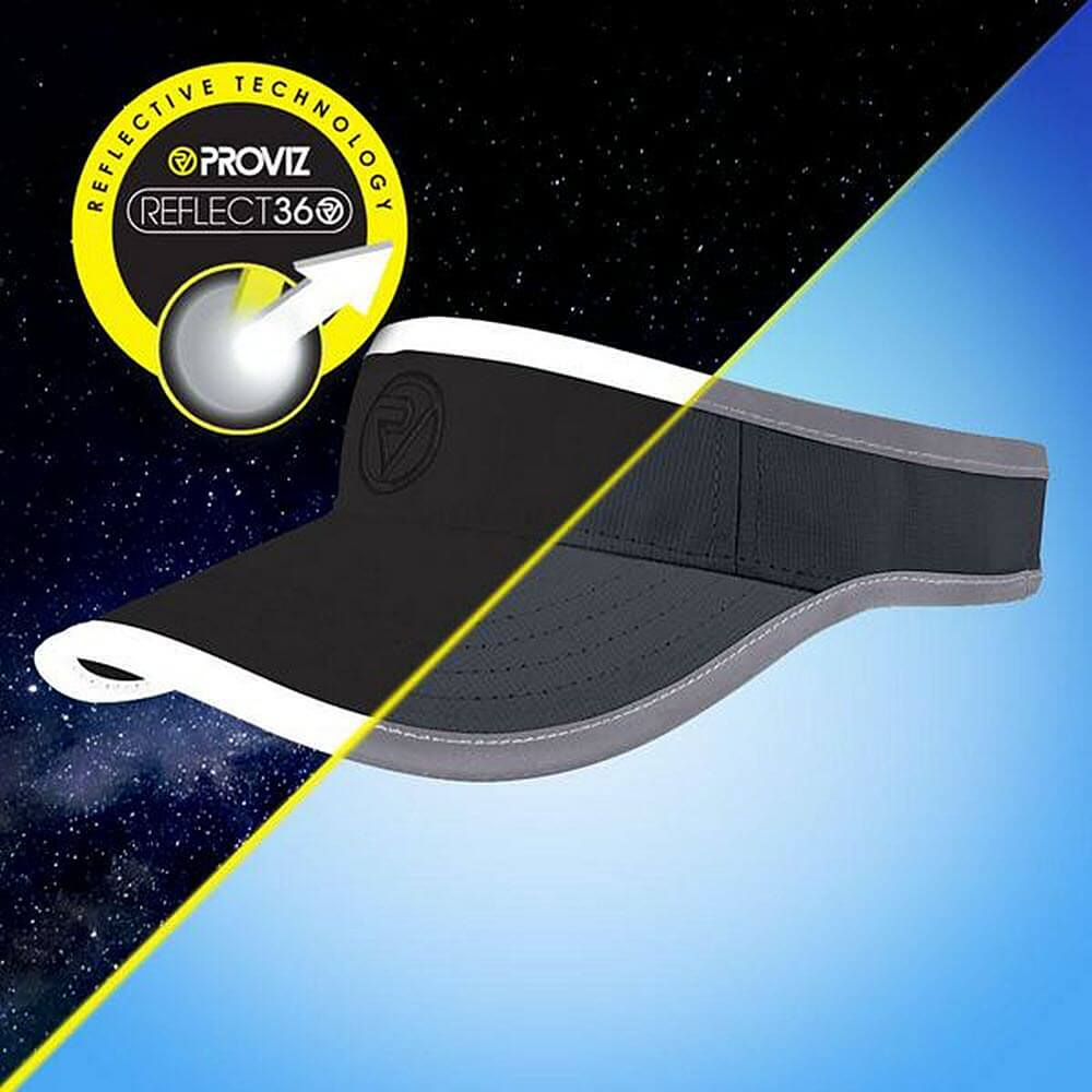 Proviz Classic Running visor lightweight breathable, fully adjustable with reflective details