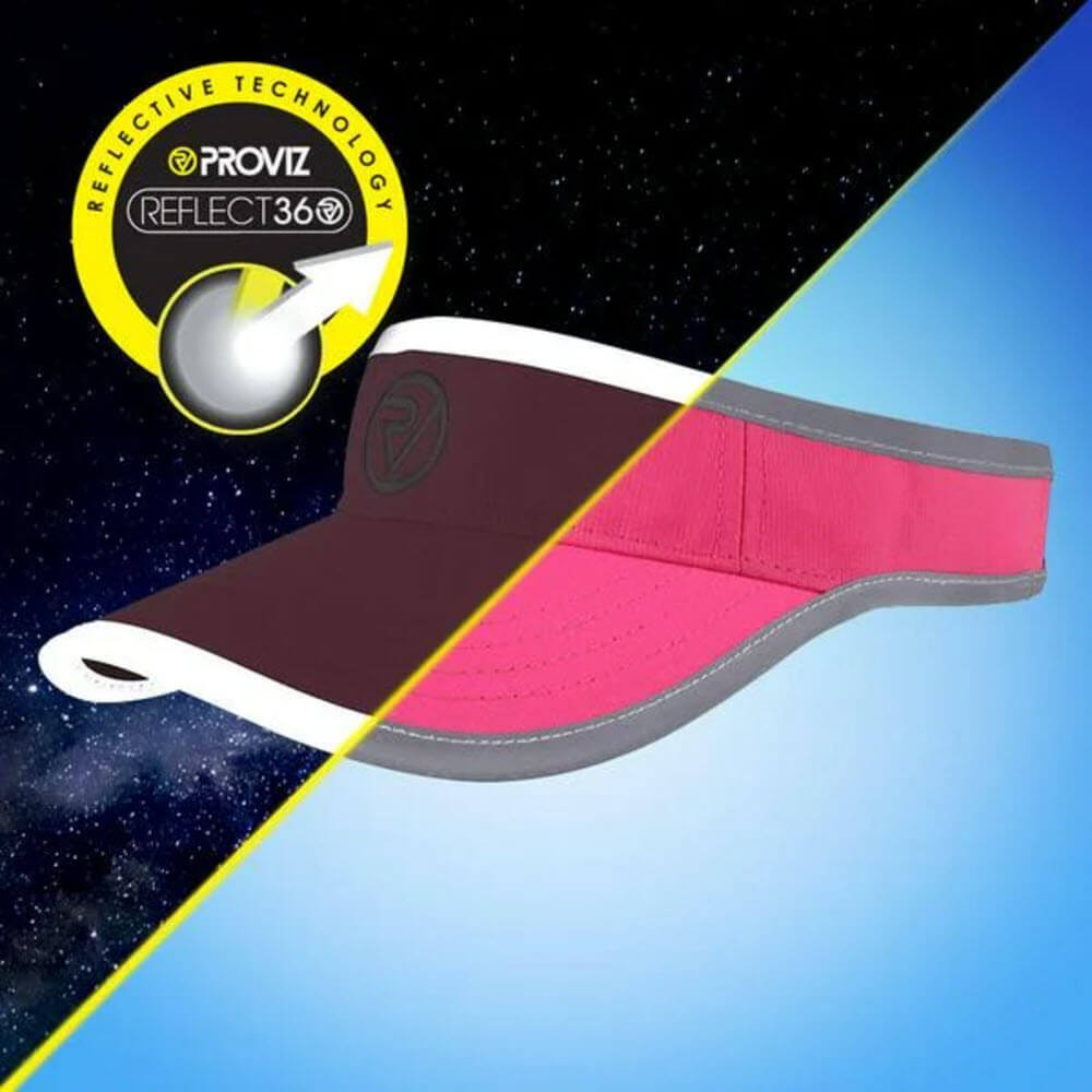 Proviz Classic Running visor lightweight breathable, fully adjustable with reflective details