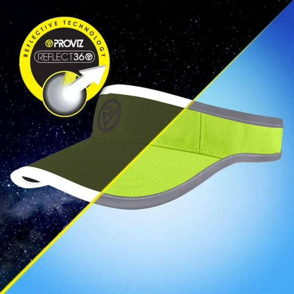 Proviz Classic Running visor lightweight breathable, fully adjustable with reflective details