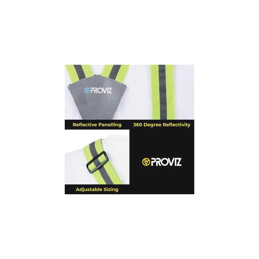 Proviz Classic Flexi Viz Reflective Running or Cycling High Visibility Belt Fully Adjustable