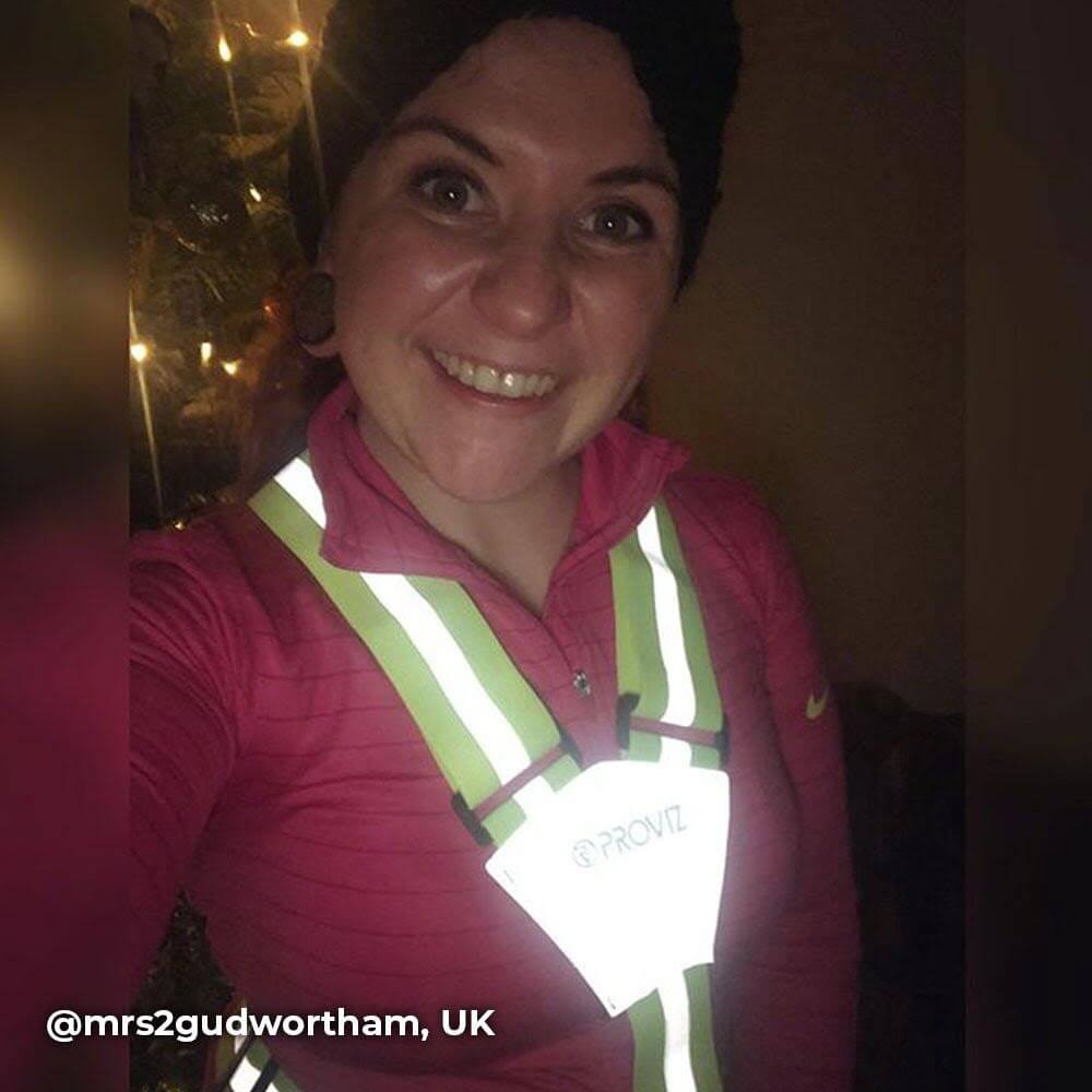Proviz Classic Flexi Viz Reflective Running or Cycling High Visibility Belt Fully Adjustable