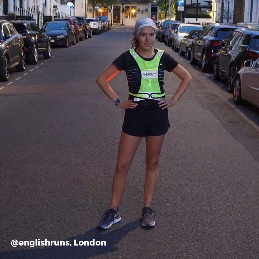Proviz Classic Hi Viz running or cycling vest fluro and reflective fully adjustable vest
