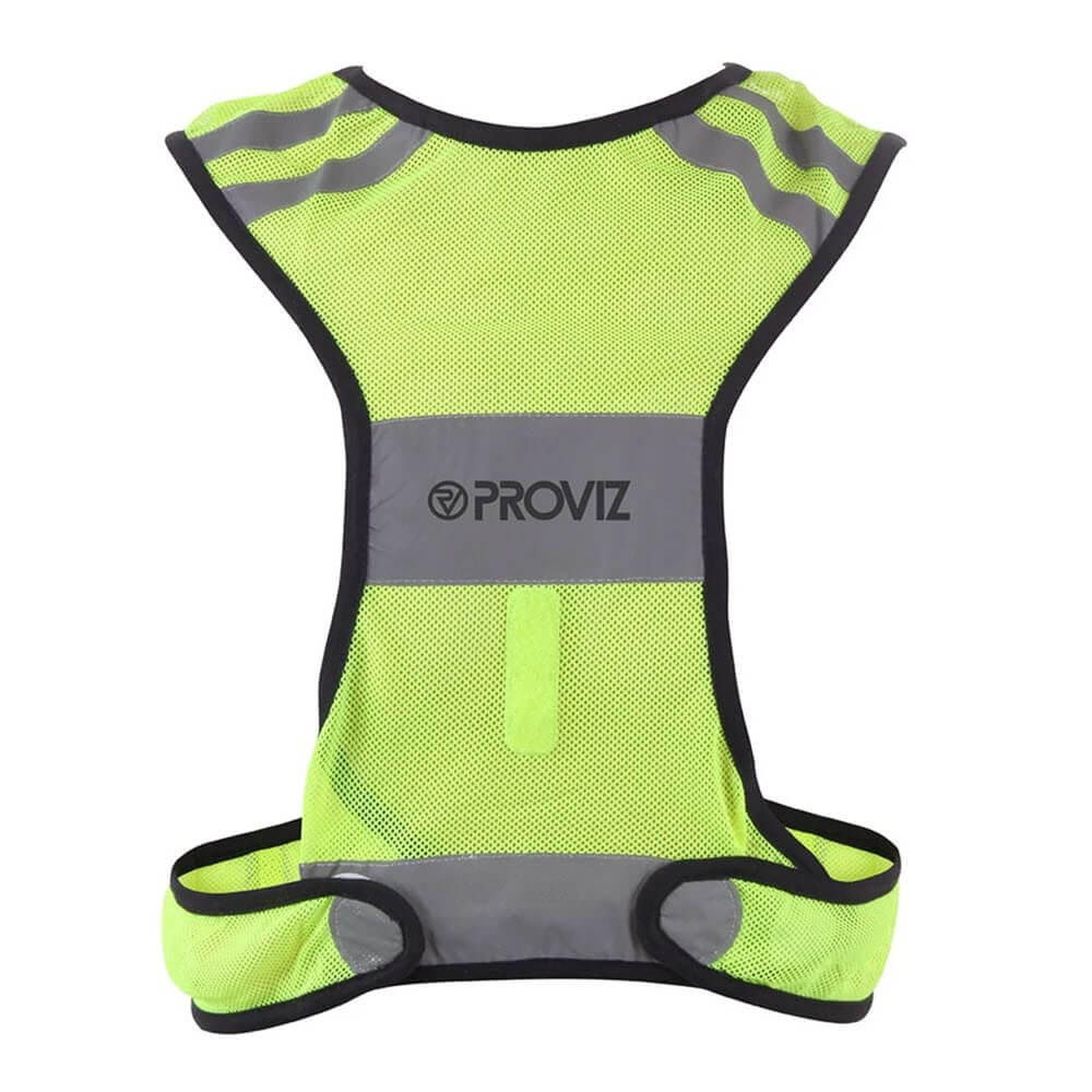 Proviz Classic Hi Viz running or cycling vest fluro and reflective fully adjustable vest