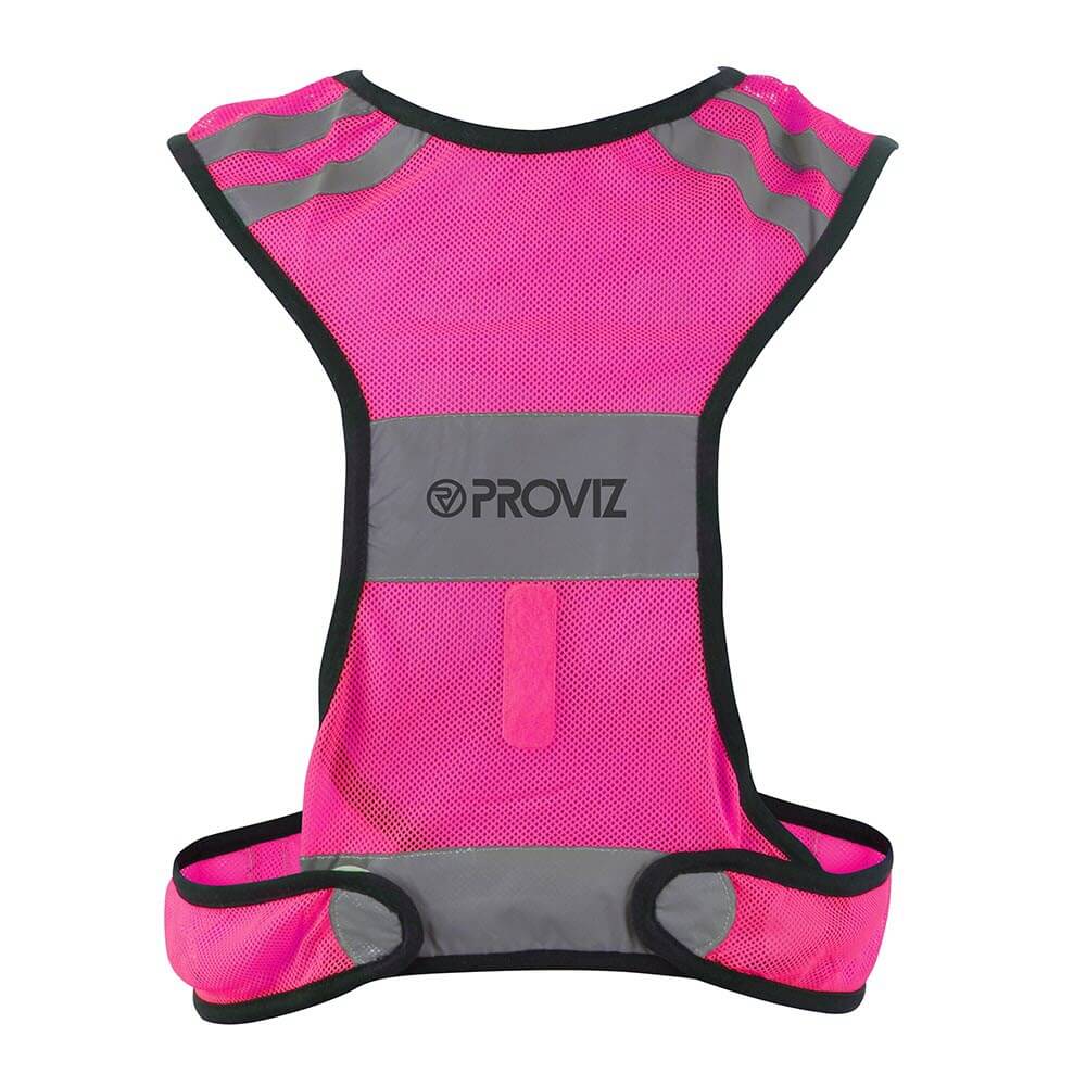 Proviz Classic Hi Viz running or cycling vest fluro and reflective fully adjustable vest