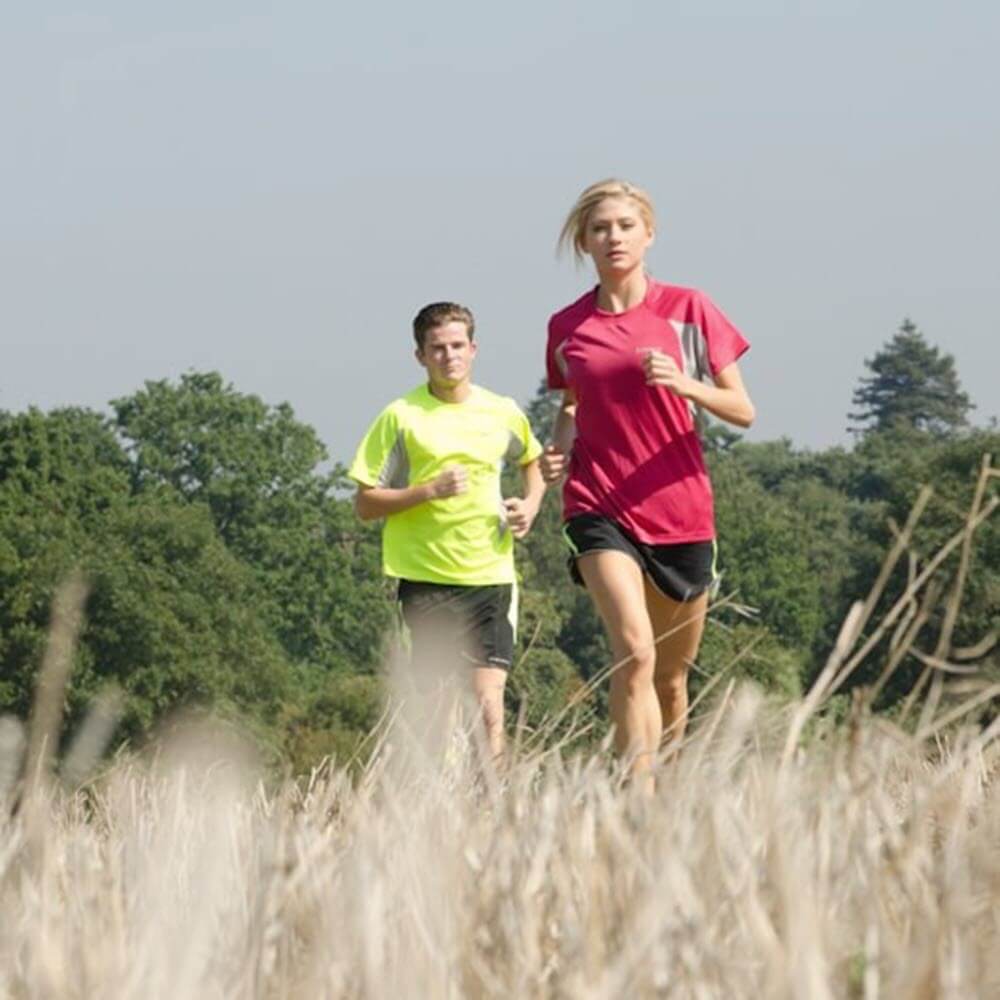 Womens Proviz classic hi visibility active running short sleeve moisture wicking breathable top