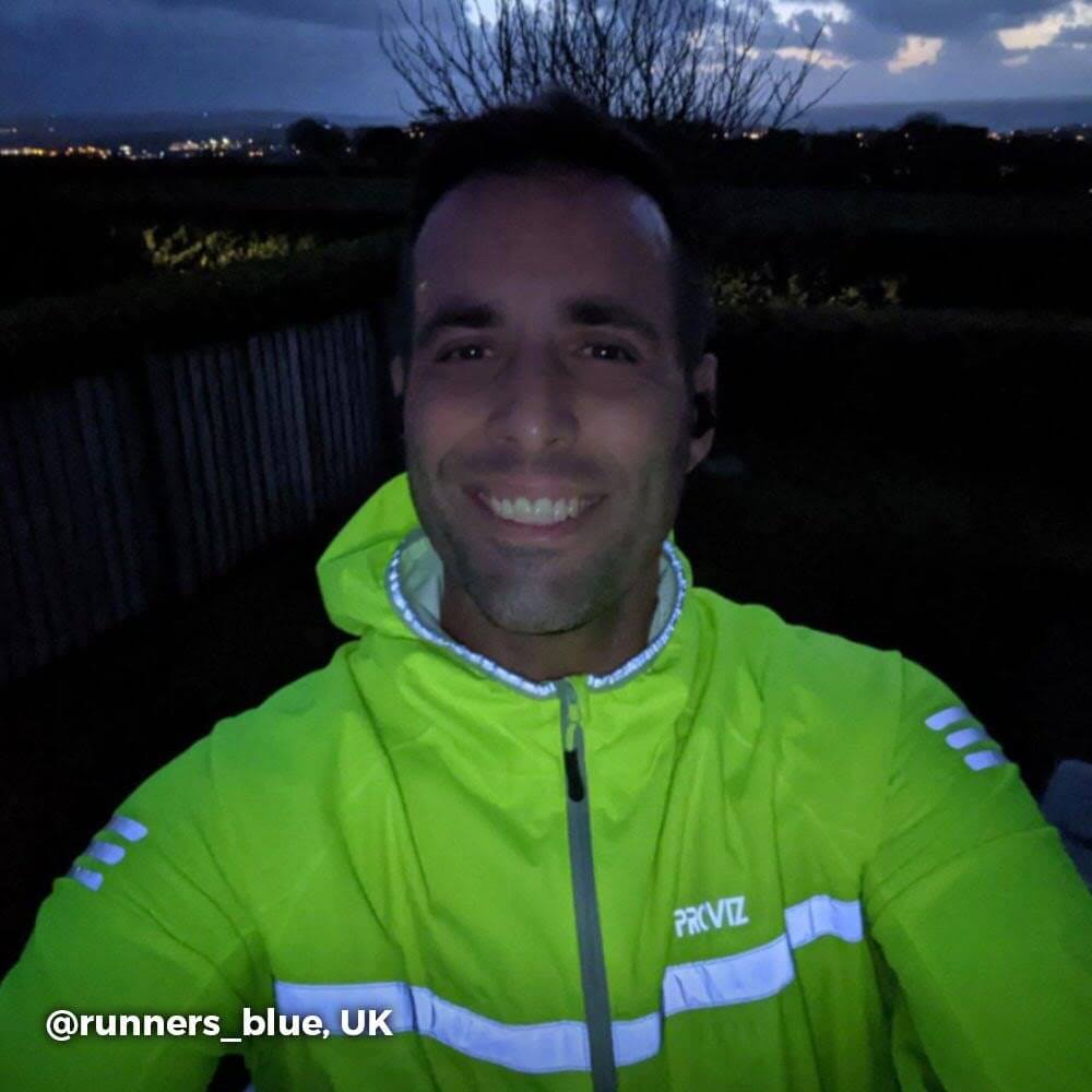 Proviz classic mens waterproof breathable running jacket with reflective details
