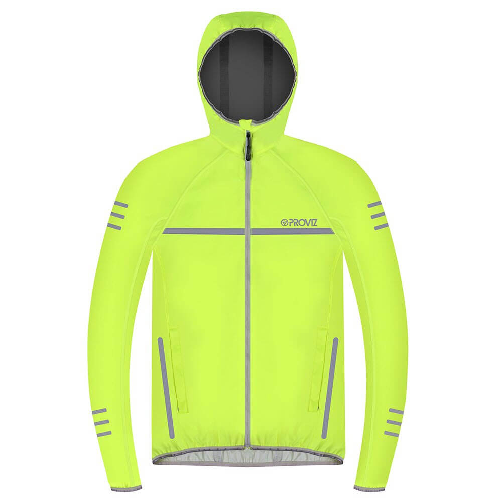 Proviz classic mens waterproof breathable running jacket with reflective details