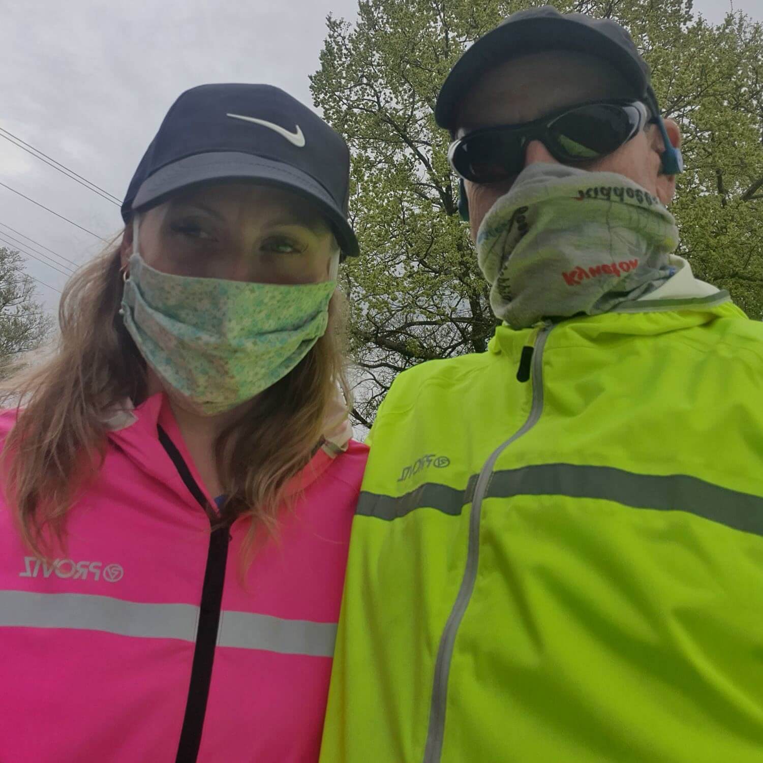 Proviz classic womens waterproof reflective and high visibility running jacket. Seam-sealed and breathability