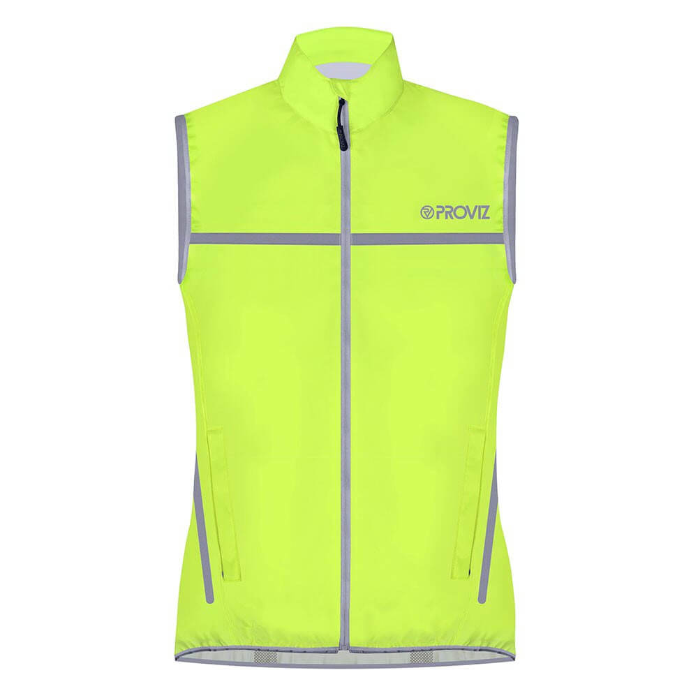 Proviz classic womens waterproof breathable reflective details seam sealed running gilet