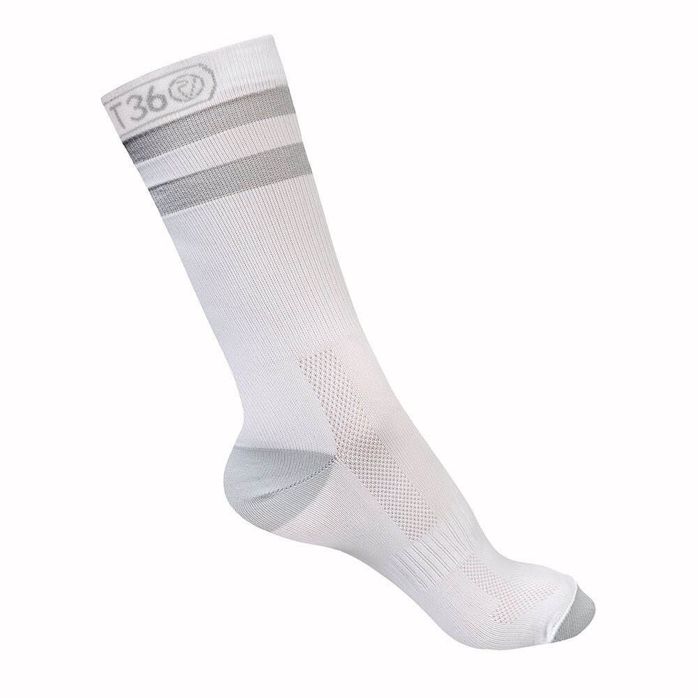 Proviz REFLECT360 airfoot running or cycling socks mid length with reflective bands around the top of the sock