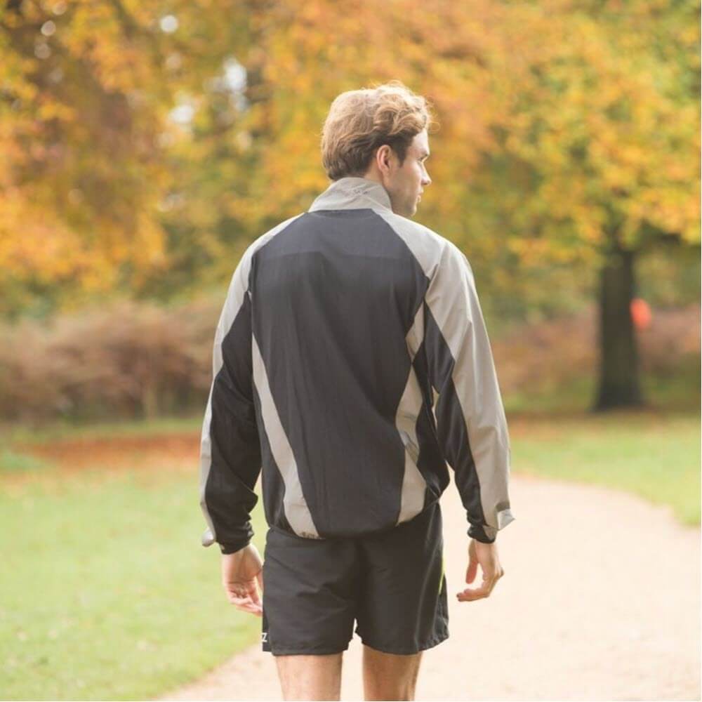 Proviz REFLECT360 Mens windproof and water resistant breathable fully reflective running jacket