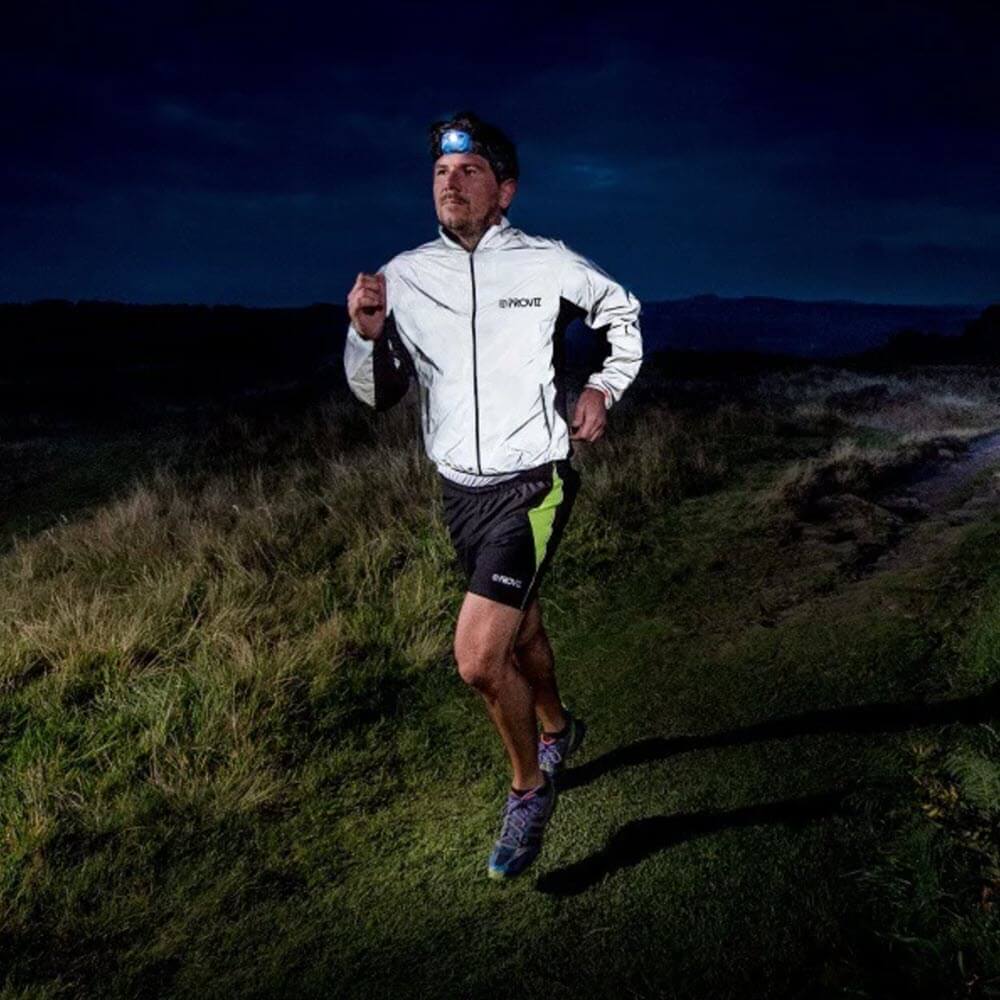 Proviz REFLECT360 Mens windproof and water resistant breathable fully reflective running jacket
