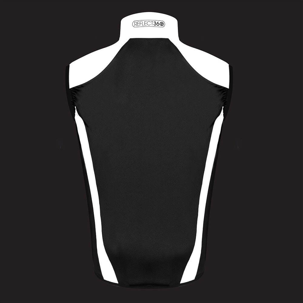 Proviz REFLECT360 mens running gilet fully reflective with breathable mesh back