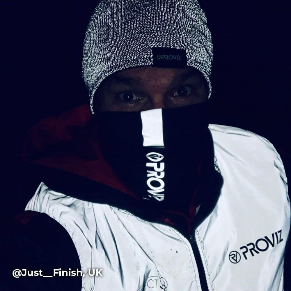 Proviz REFLECT360 mens running gilet fully reflective with breathable mesh back