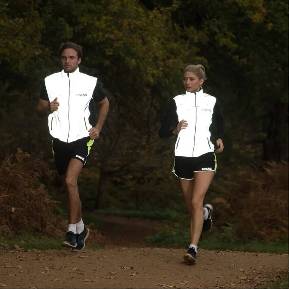 Proviz REFLECT360 mens running gilet fully reflective with breathable mesh back