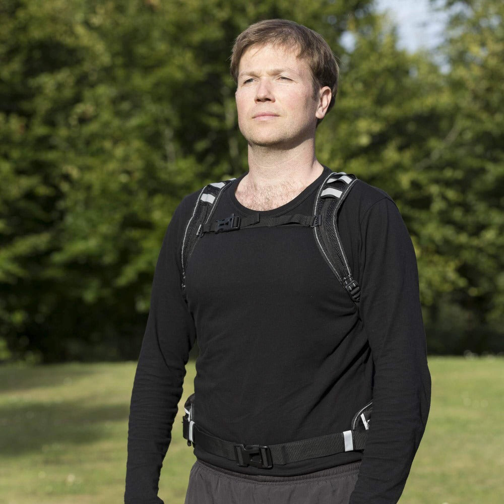 Proviz REFLECT360 Reflective Running Backpack adjustable fit and hydration bladder compatible