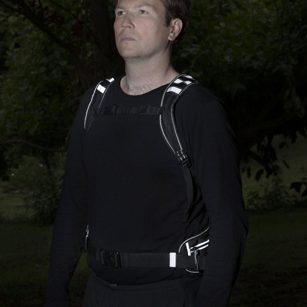 Proviz REFLECT360 Reflective Running Backpack adjustable fit and hydration bladder compatible
