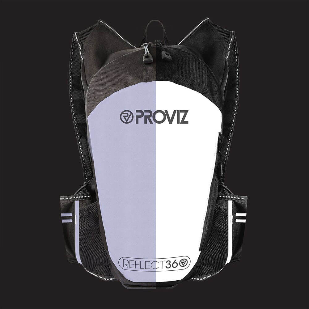Proviz REFLECT360 Reflective Running Backpack adjustable fit and hydration bladder compatible