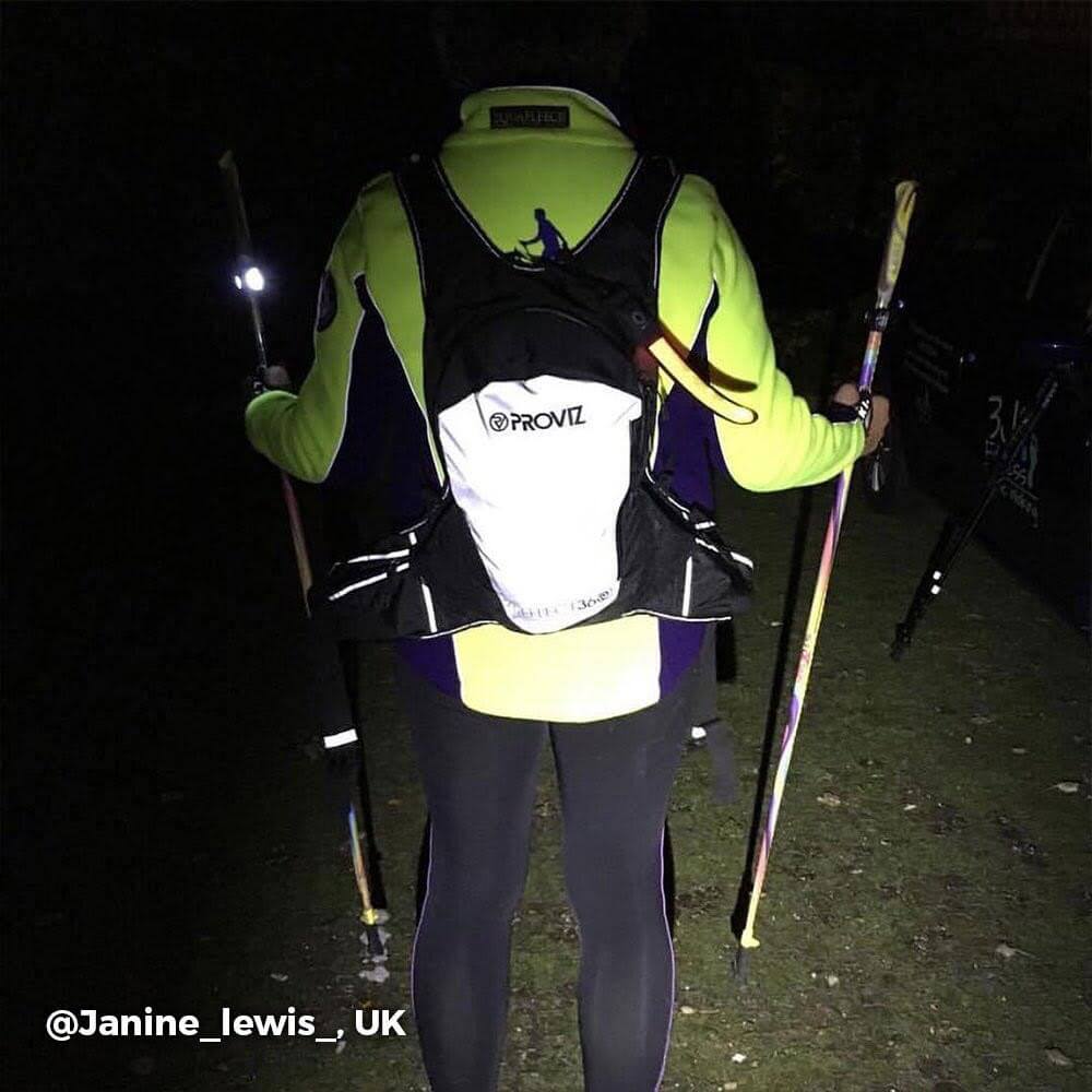 Proviz REFLECT360 Reflective Running Backpack adjustable fit and hydration bladder compatible