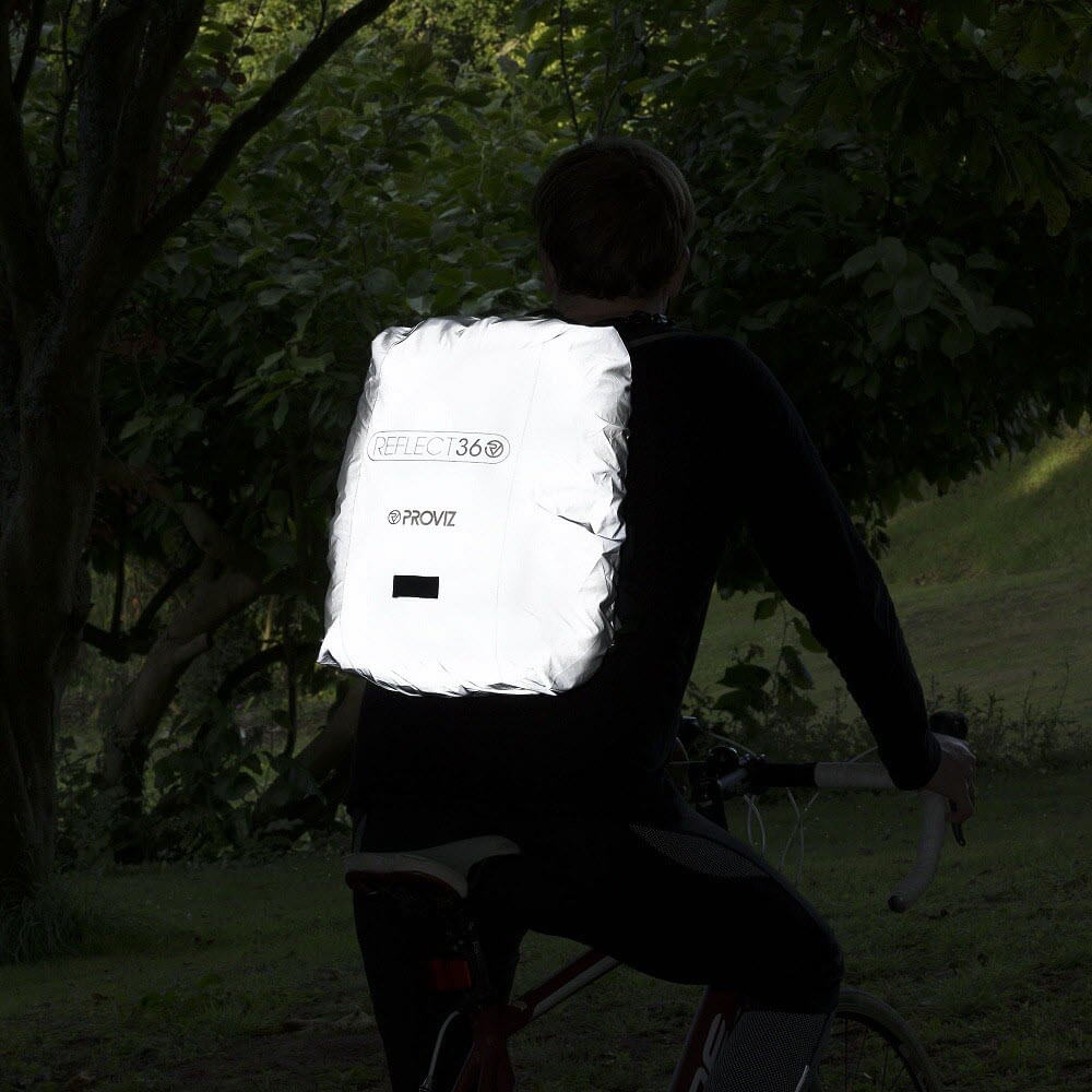 Proviz REFLECT360 reflective waterproof backpack cover with light loop