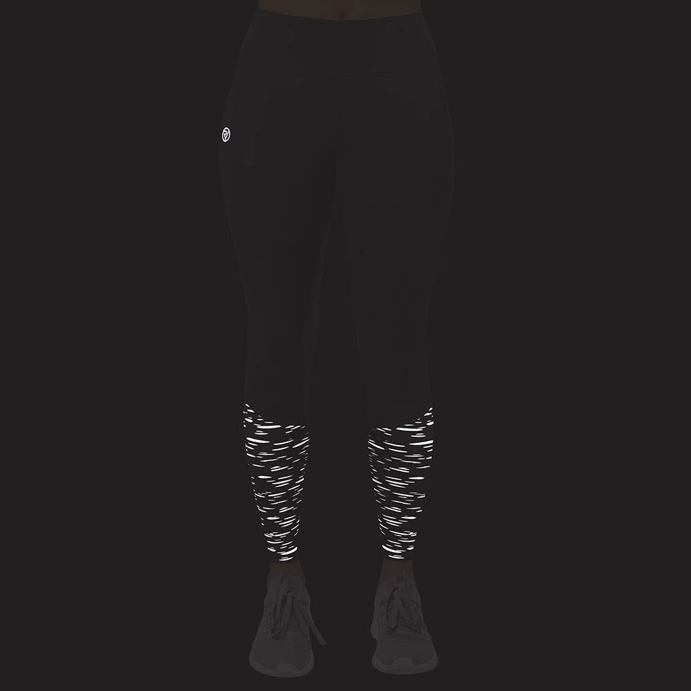 Proviz REFLECT360 Womens Full length reflective running leggings with phone pocket andzip pocket