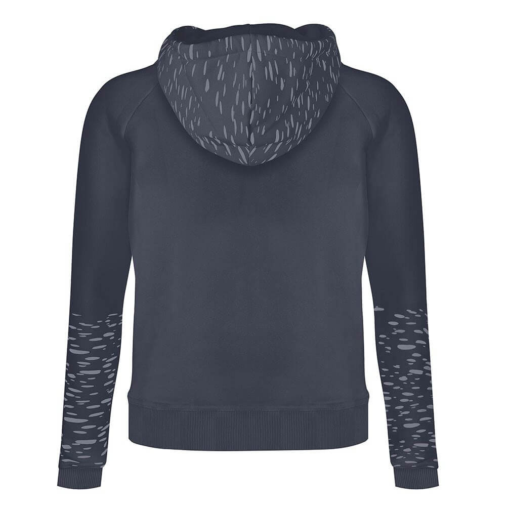 Proviz REFLECT360 womens hoodie with reflective pattern on hood and sleeves. Super soft with large central pocket