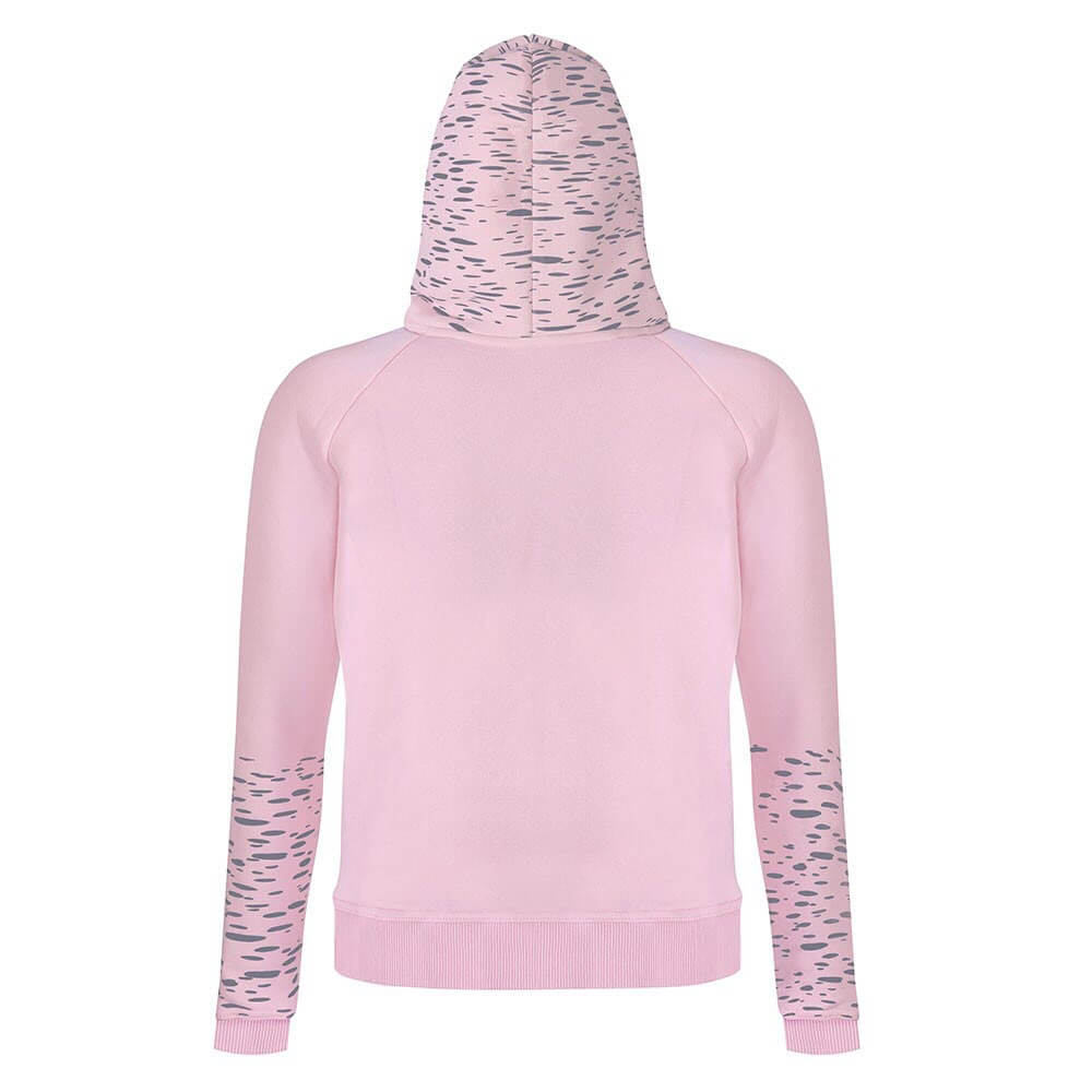 Proviz REFLECT360 womens hoodie with reflective pattern on hood and sleeves. Super soft with large central pocket
