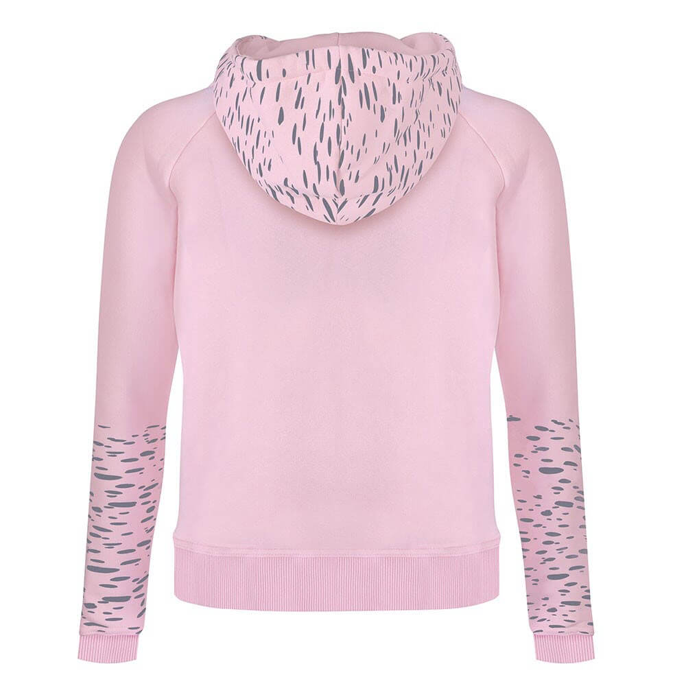 Proviz REFLECT360 womens hoodie with reflective pattern on hood and sleeves. Super soft with large central pocket