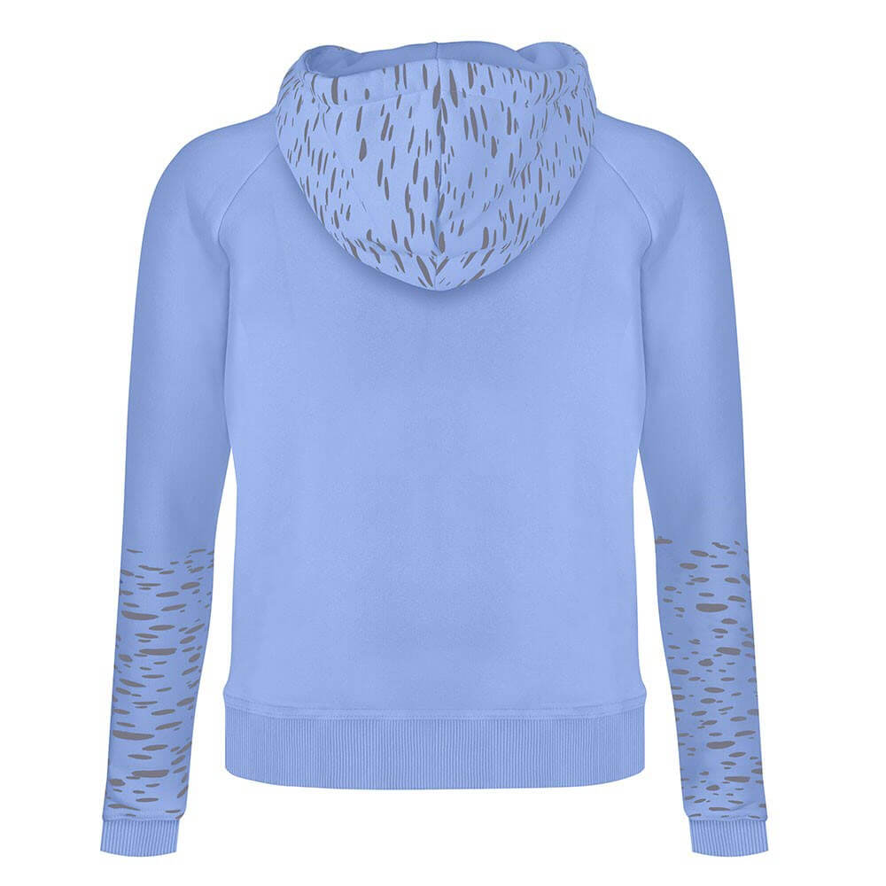 Proviz REFLECT360 womens hoodie with reflective pattern on hood and sleeves. Super soft with large central pocket
