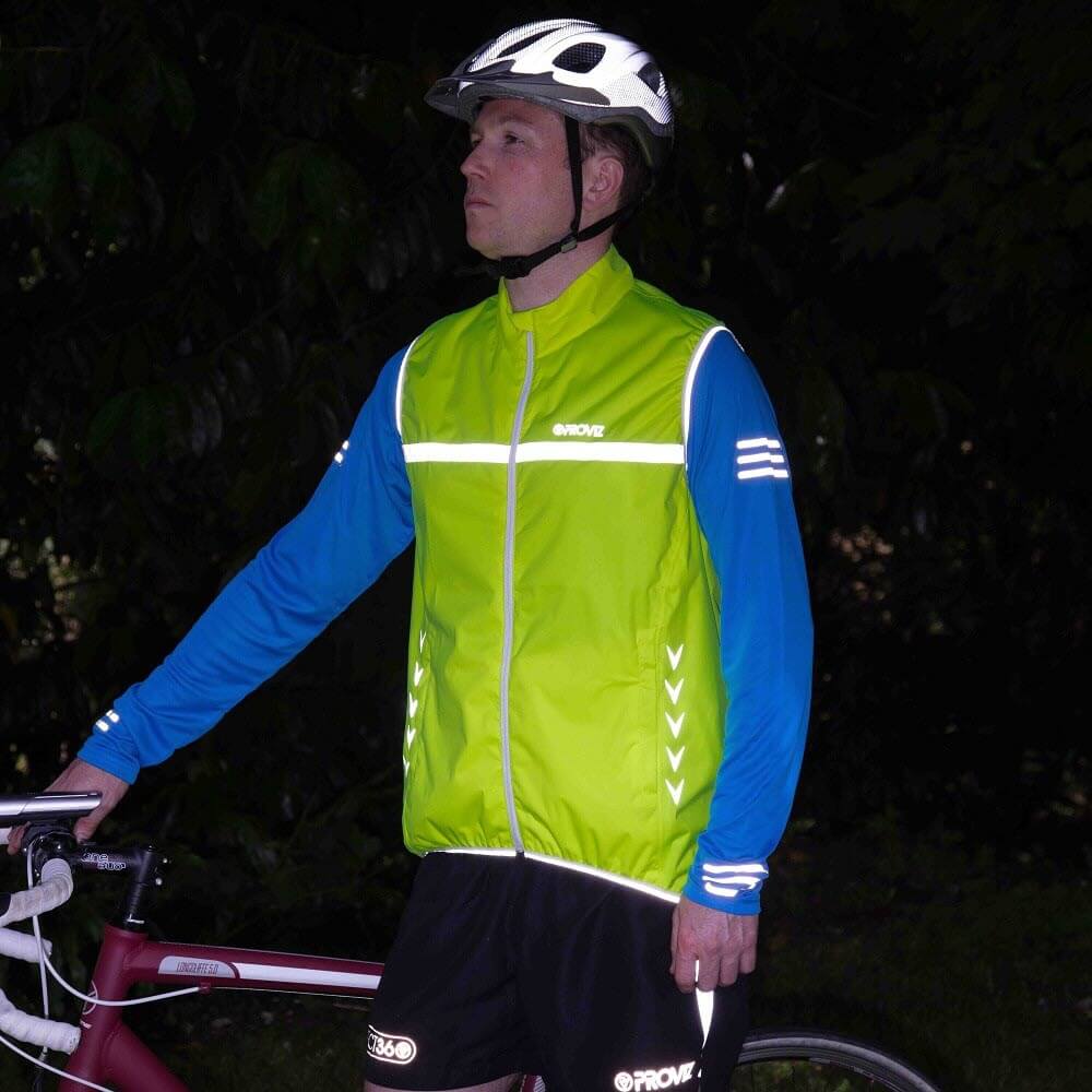 Proviz REFLECT360 mens long sleeve running top reflective and chafae free