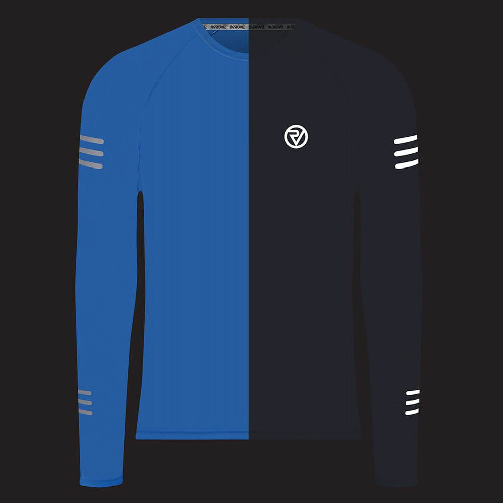 Proviz REFLECT360 mens long sleeve running top reflective and chafae free