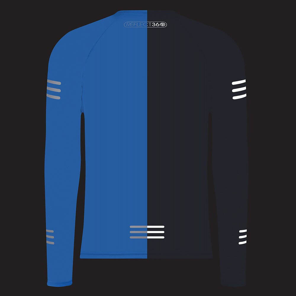 Proviz REFLECT360 mens long sleeve running top reflective and chafae free