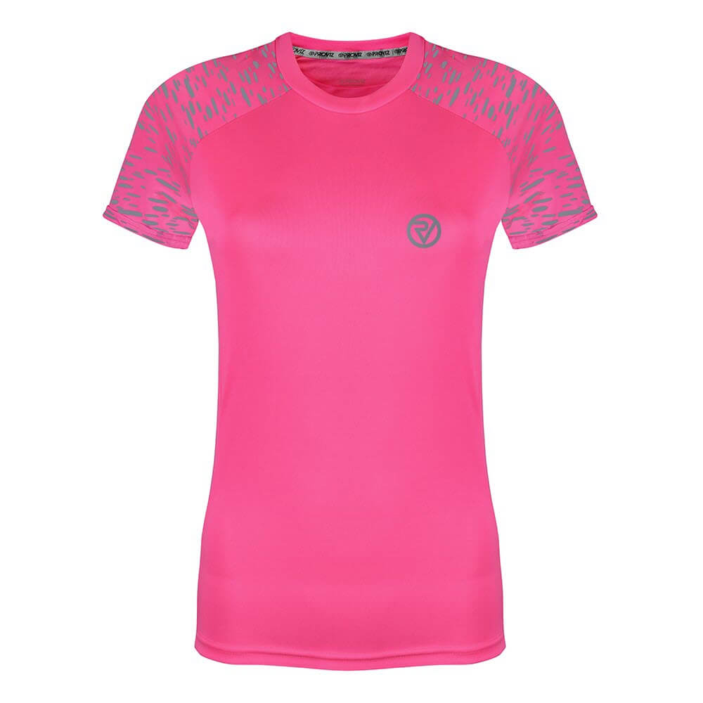 Proviz REFLECT360 reflective womens short sleeve running top moisture wicking and breathable
