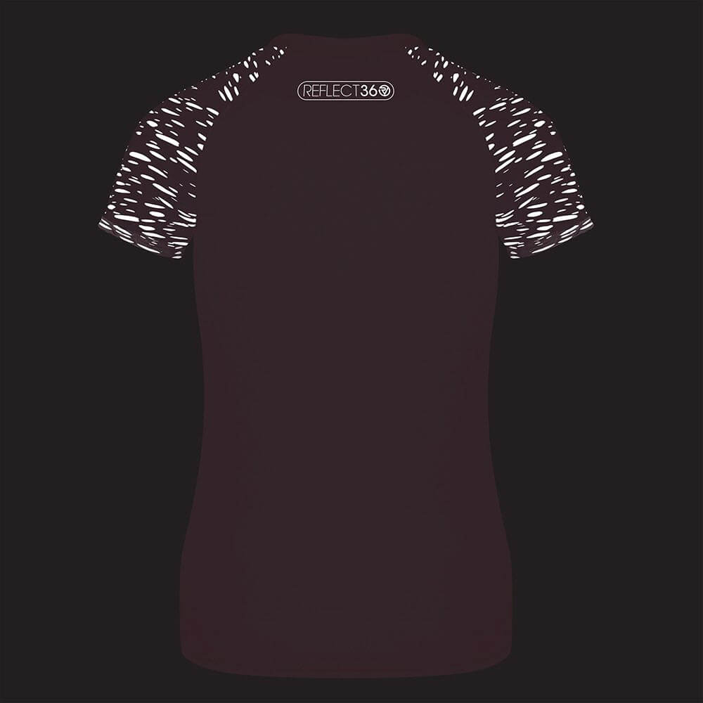 Proviz REFLECT360 reflective womens short sleeve running top moisture wicking and breathable