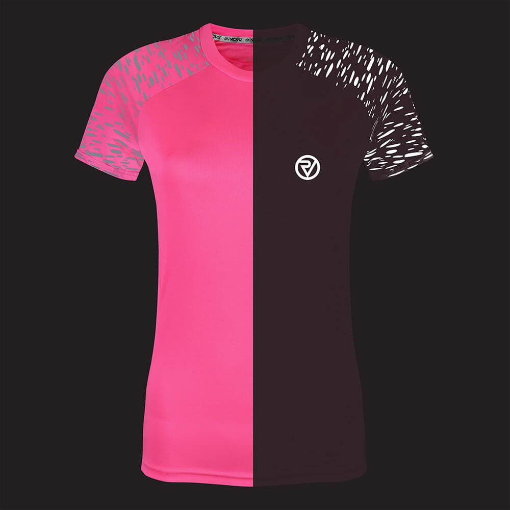 Proviz REFLECT360 reflective womens short sleeve running top moisture wicking and breathable