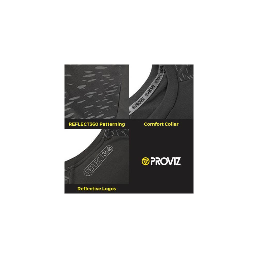 Proviz REFLECT360 reflective womens short sleeve running top moisture wicking and breathable
