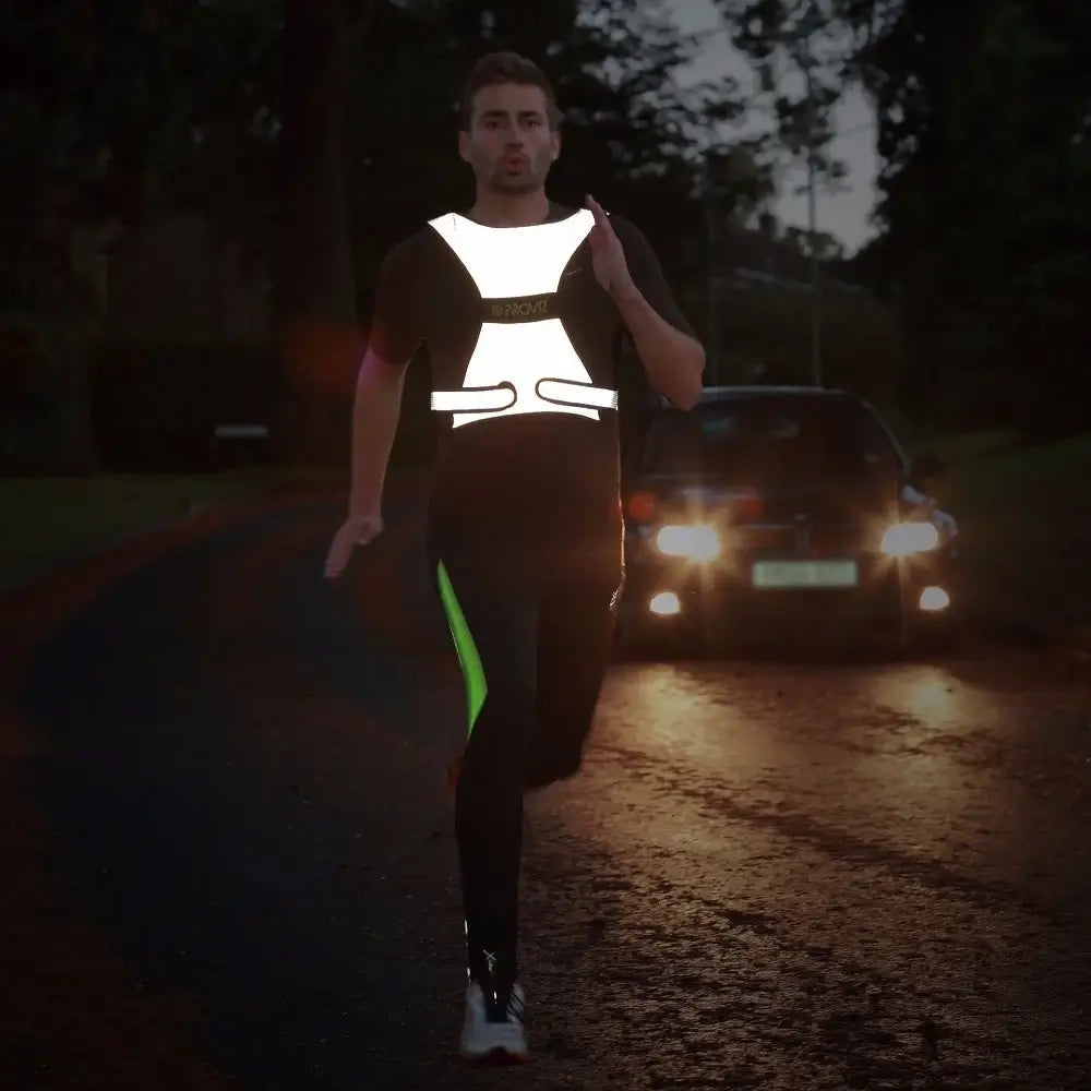 Proviz Reflect360 Reflective Running or Cycling Vest. Adjustable and fully reflective